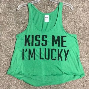 St. Patty’s day! Green “pink” tank!